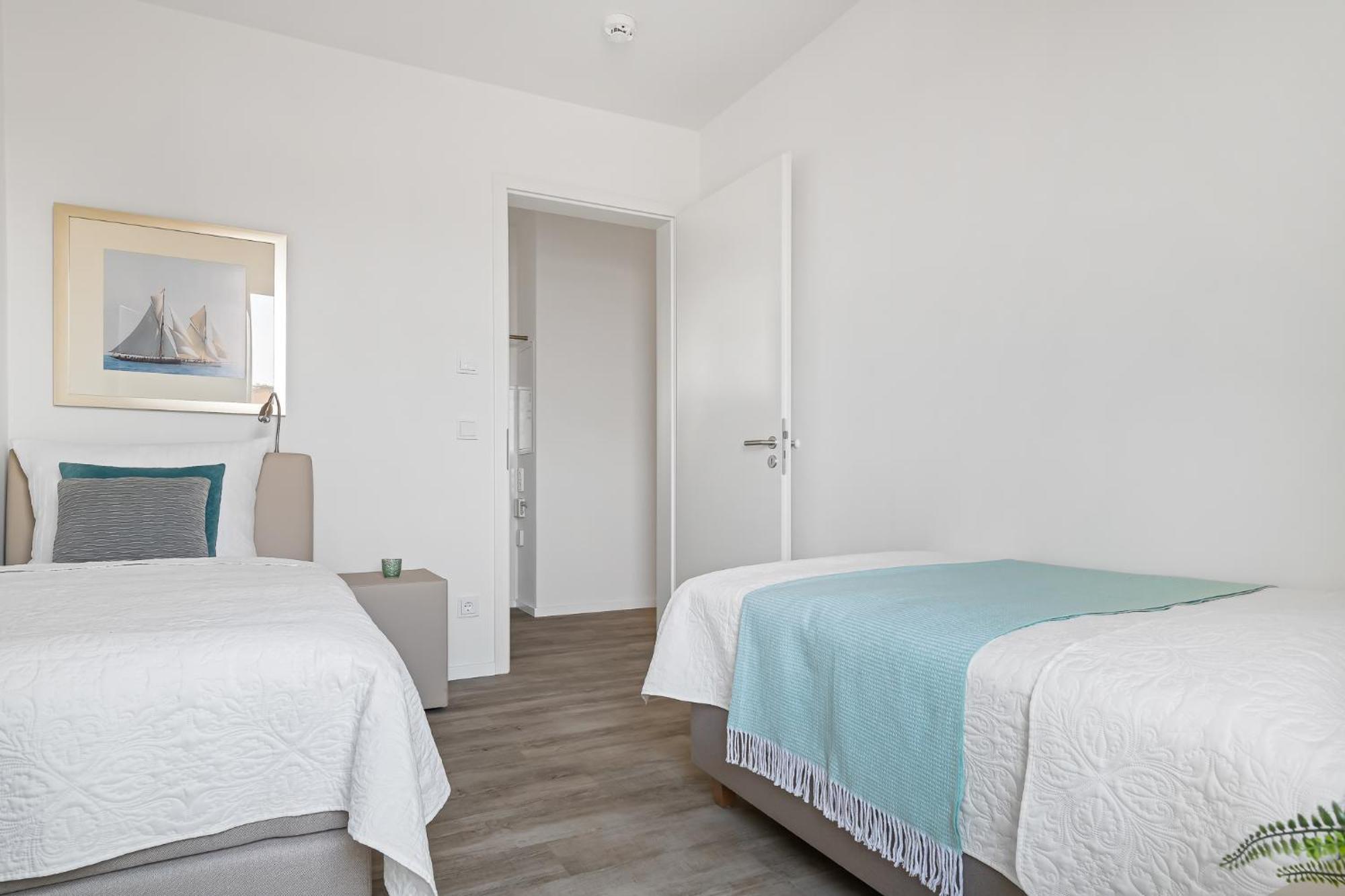 Beachterracethree- Eg, Barrierearm, Meerblick, Terrasse, Kamin, Sauna Apartment *