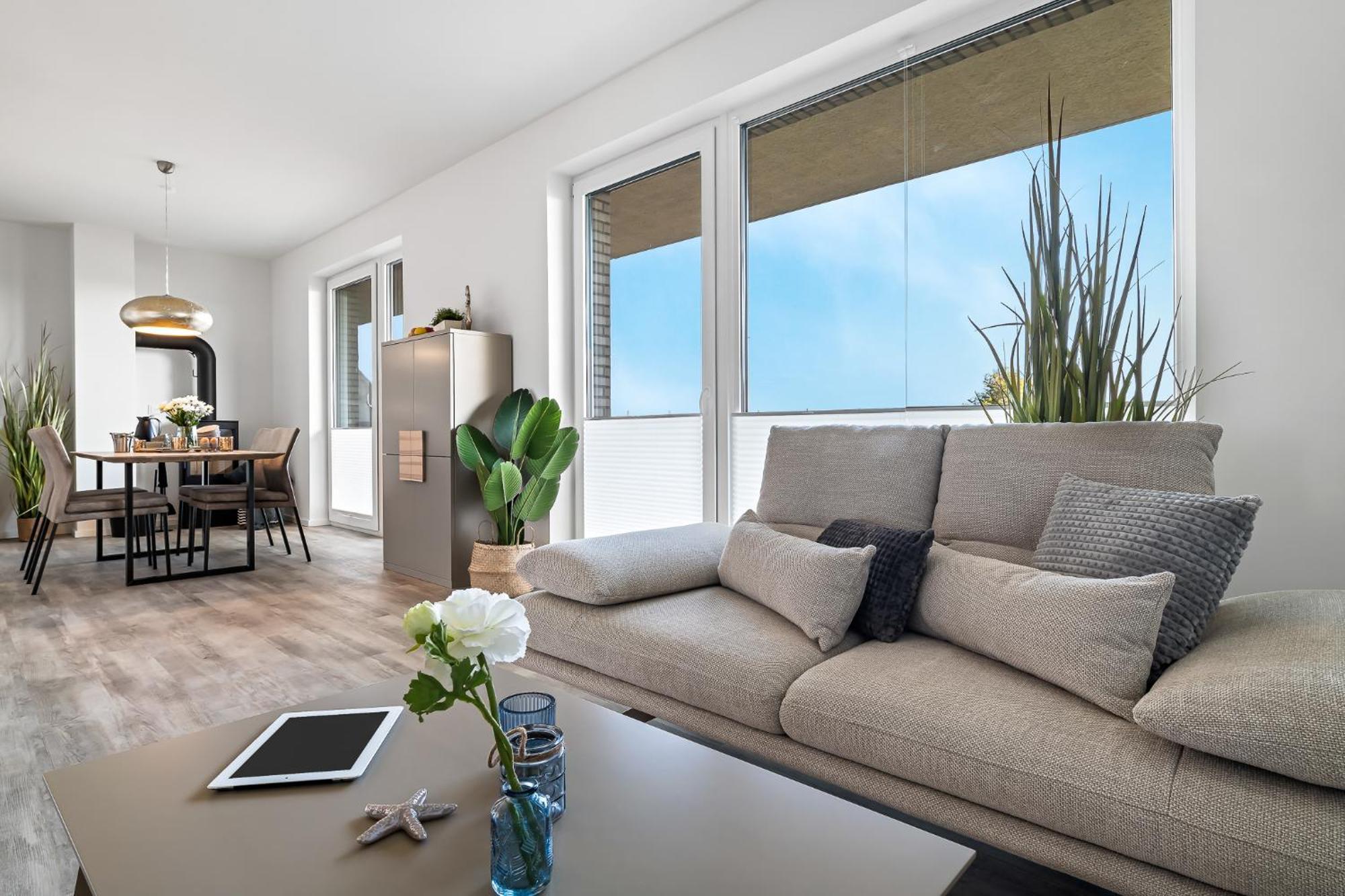Beachterracethree- Eg, Barrierearm, Meerblick, Terrasse, Kamin, Sauna * Olpenitz