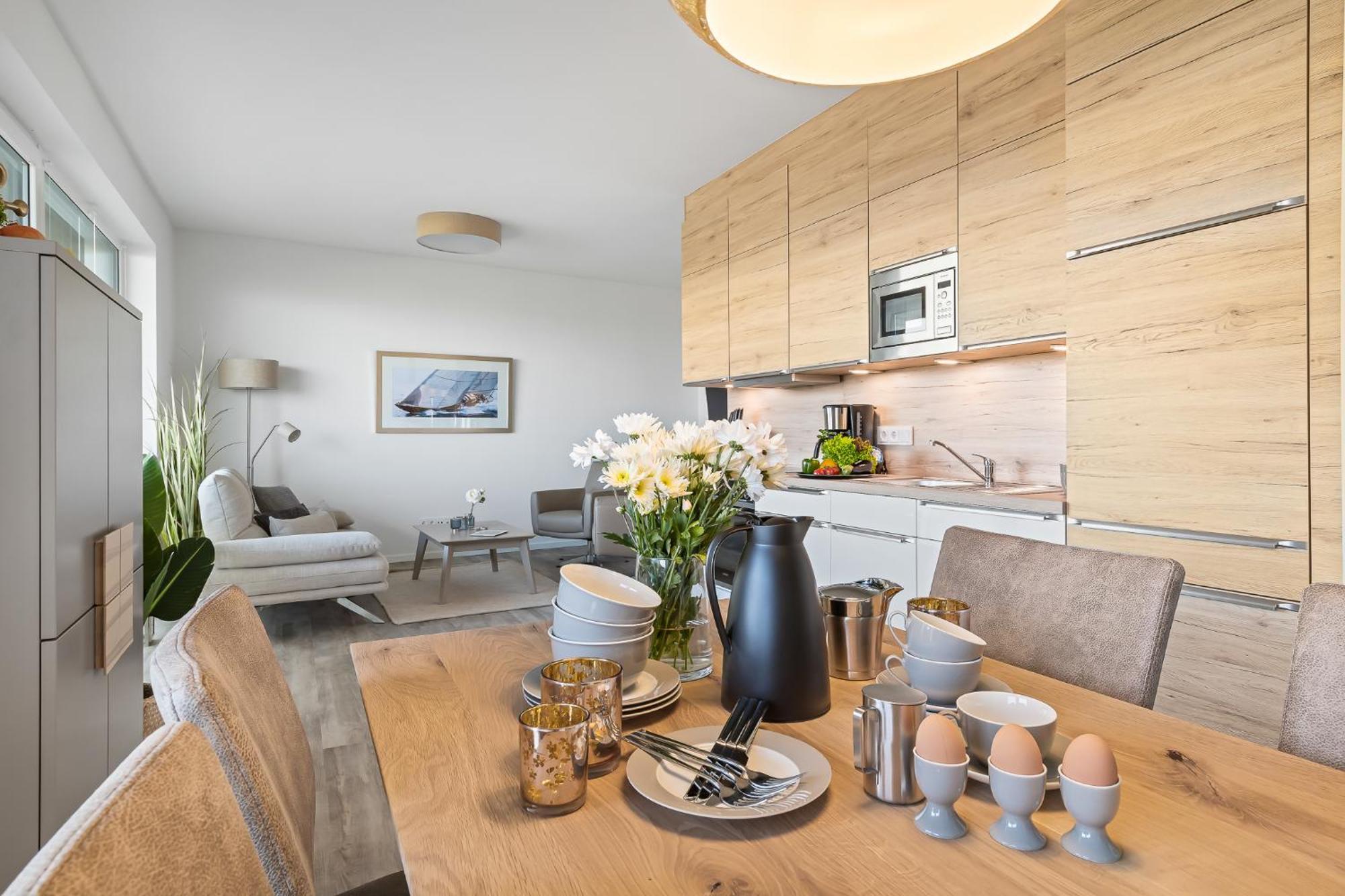 Beachterracethree- Eg, Barrierearm, Meerblick, Terrasse, Kamin, Sauna Olpenitz